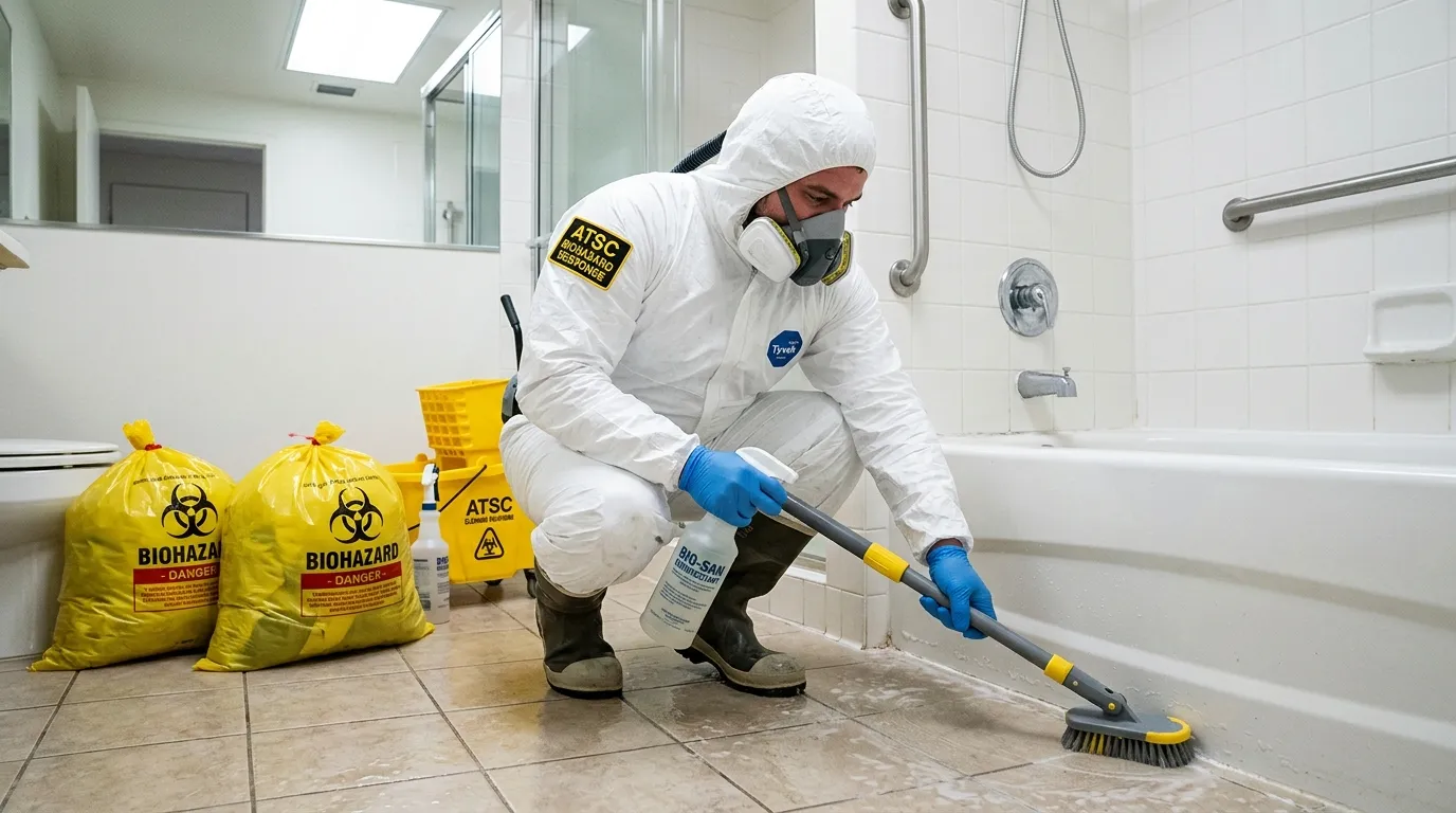 Decontamination equipment deployed for Blood Cleanup in Rohnert Park